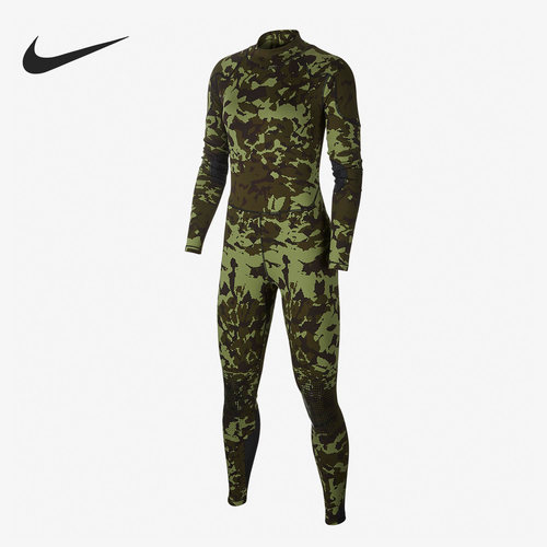 Nike/耐克正品运动女子透气休闲紧身长袖长裤套装AR5617-331