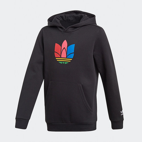 Adidas/阿迪达斯正品三叶草 儿童装休闲运动套头衫卫衣 GD2702