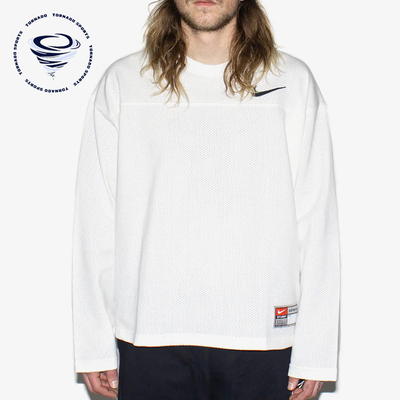 Nike/耐克正品Stussy 男女套头宽松运动圆领长袖上衣FJ9164-133