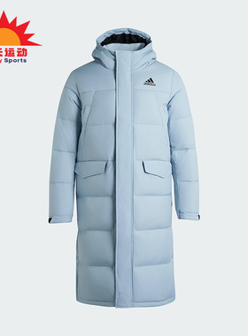 Adidas/阿迪达斯正品V L DOWN PARKA男士长款保暖羽绒服KF6747