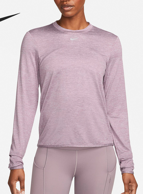 Nike/耐克正品春季女士圆领宽松透气运动长袖T恤FB4298-536