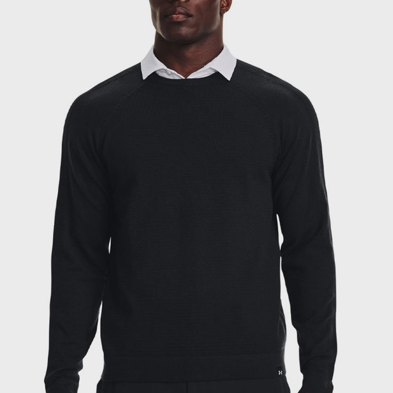 UA/安德玛正品Intelliknit Crewneck男士简约透气卫衣1373684-001