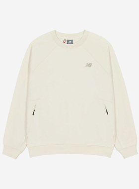 New Balance/NB正品运动男子宽松休闲圆领卫衣套头衫NCF13071-LBE