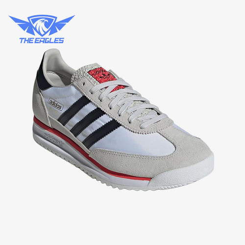 Adidas/阿迪达斯正品SL72男低帮网面拼接麂皮运动鞋JS0746