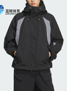 Adidas/阿迪达斯正品FUTURE STYLE女士连帽保暖梭织外套KS0065