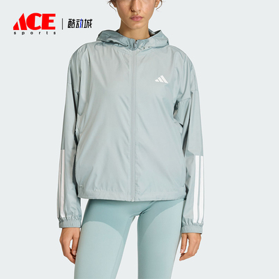 Adidas/阿迪达斯正品HYG WINDY女士时尚梭织连帽夹克外套KC7654