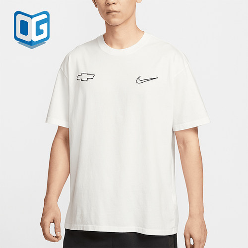 Nike/耐克正品Devin Booker男士宽松简约经典图案T恤HV6691-133