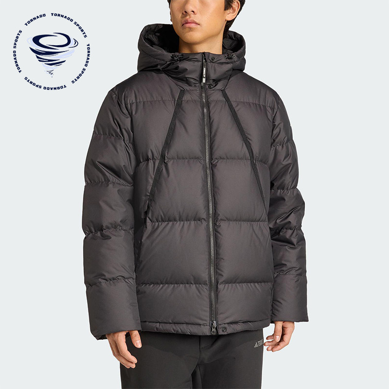 Adidas/阿迪达斯正品GOOSE DOWN JACKET男士休闲防风羽绒服JV6210