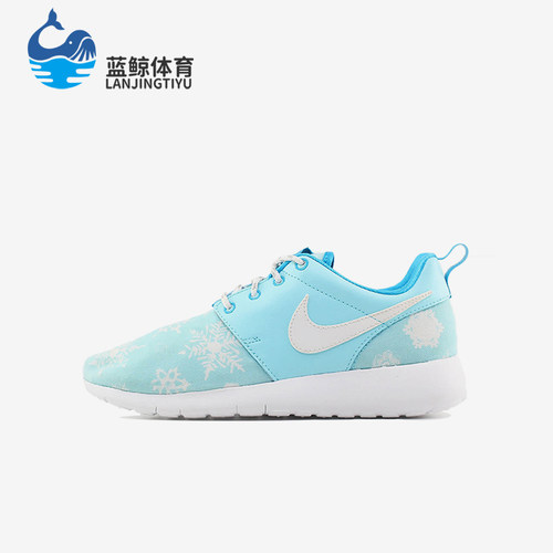 Nike/耐克正品Roshe One Print GS女子大童跑步鞋677784-401