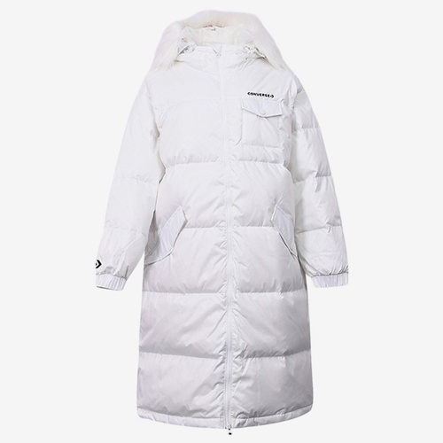 Converse匡威正品冬季新款女子休闲时尚保暖连帽羽绒服10021989