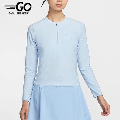 Nike/耐克正品Dri-FIT女士运动轻盈经典网球长袖T恤FZ6738-441