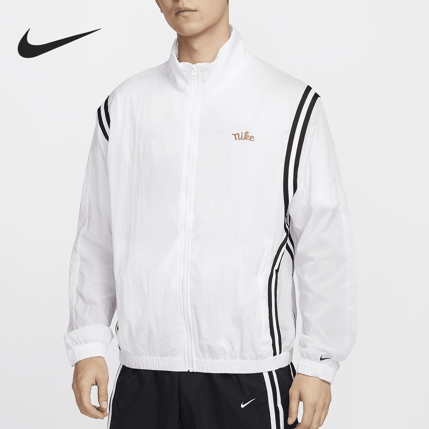 耐克男士拒水梭织篮球夹克