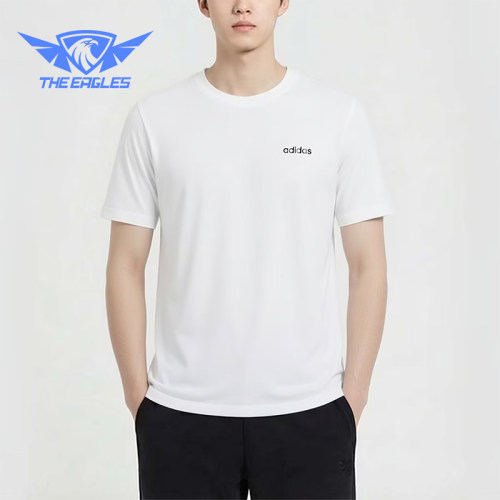 Adidas/阿迪达斯正品达斯圆领男休闲舒适经典轻便短袖T恤KQ5317