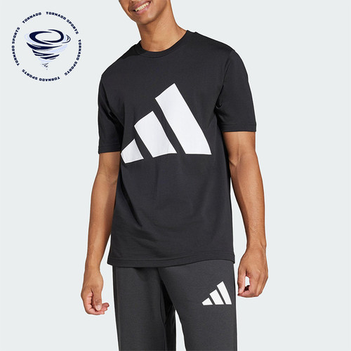 Adidas/阿迪达斯正品夏季新款男士经典透气休闲圆领短袖T恤JE8945