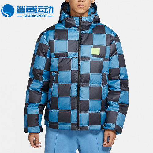 耐克男子连帽保暖羽绒服
