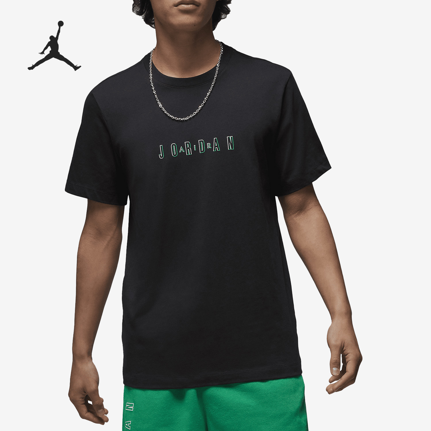 Nike/耐克官方正品JORDAN训练休闲圆领男子运动短袖T恤DX9580-010