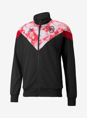 Puma/彪马正品春季男士个性印花休闲运动夹克外套765083-01