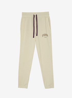 Puma/彪马正品2024新款女士加绒系带运动休闲长裤688962-87