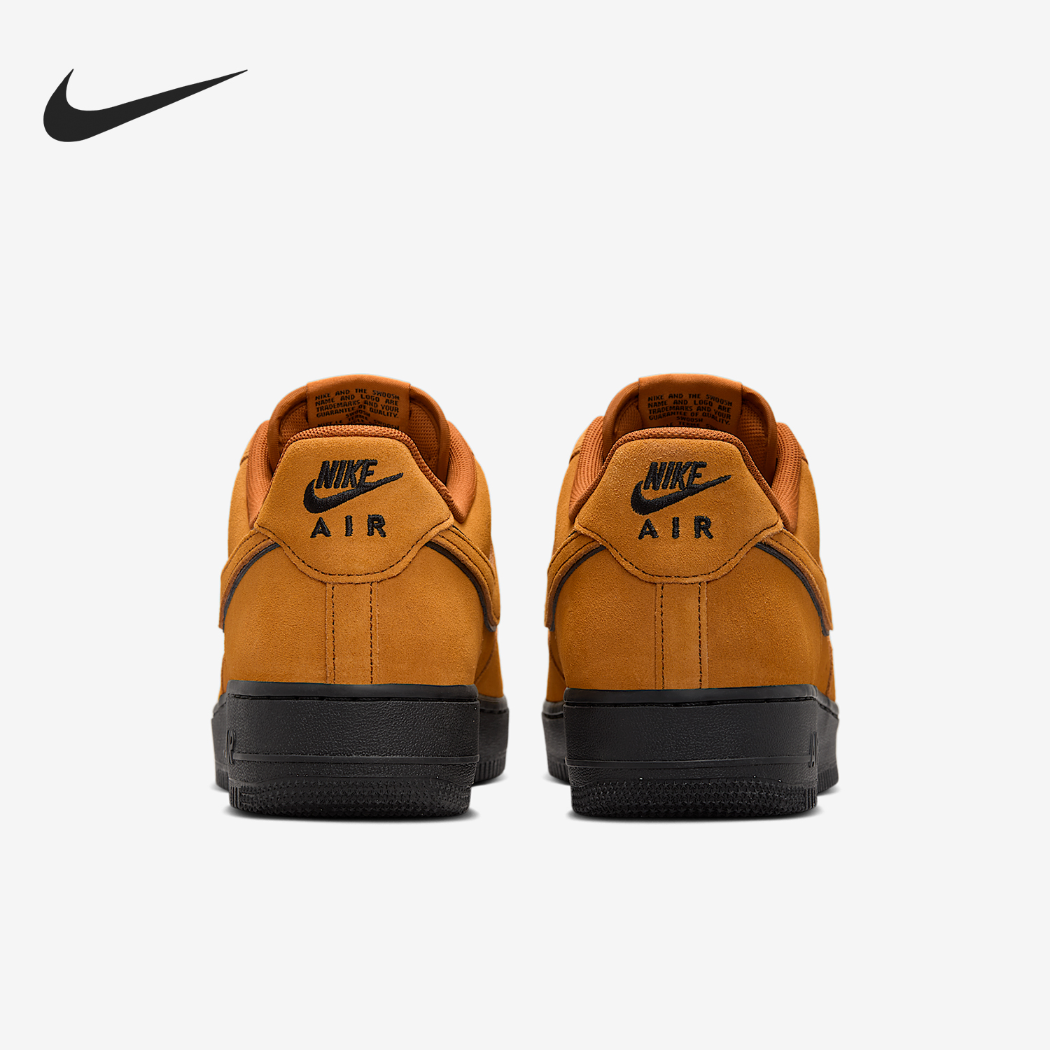 Nike/耐克官方正品Air Force 1男士翻毛皮复古休闲板鞋HQ1966-700