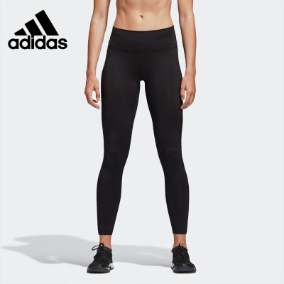 Adidas/阿迪达斯正品女子弹力健身训练运动紧身长裤 CV8435