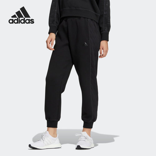 Adidas/阿迪达斯正品当季新款针织收口女子运动长裤HM7115