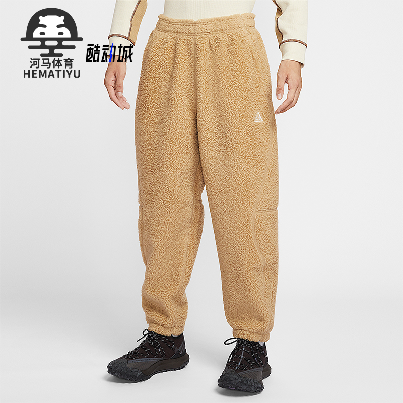 Nike/耐克正品Canwell Glacier男士运动保暖羊羔绒长裤FV8828-297