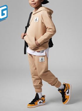 Nike/耐克正品JORDAN小童连帽卫衣运动裤休闲套装FJ9676-200
