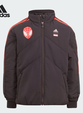 Adidas/阿迪达斯正品秋季新款小童保暖梭织运动棉服IB4853