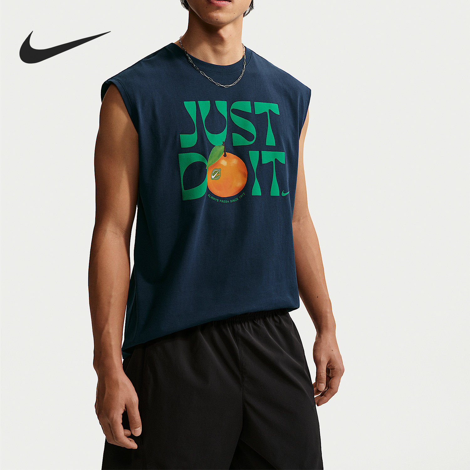 Nike/耐克官方正品Sportswear男士针织柔软运动无袖T恤IR4969-451