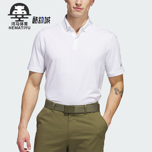阿迪达斯男士高尔夫翻领POLO衫