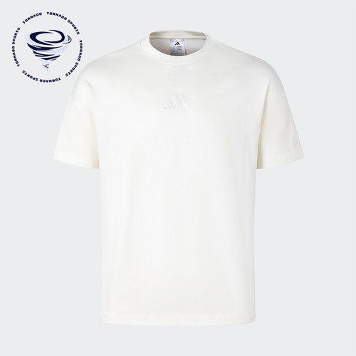 Adidas/阿迪达斯正品新款男士运动休闲透气简约短袖JY8566