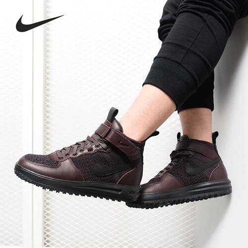 Nike/耐克正品AIR FORCE 1空一号男鞋飞线高帮休闲板鞋 855984