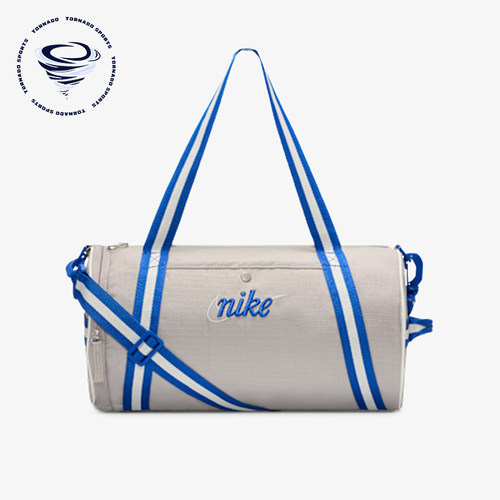 Nike/耐克正品2025新款男女同款拉链经典刺绣行李包DR6261-009