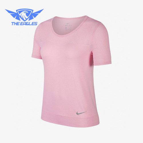 Nike/耐克正品2025女士套头运动透气网眼圆领跑步短袖BQ9552-629
