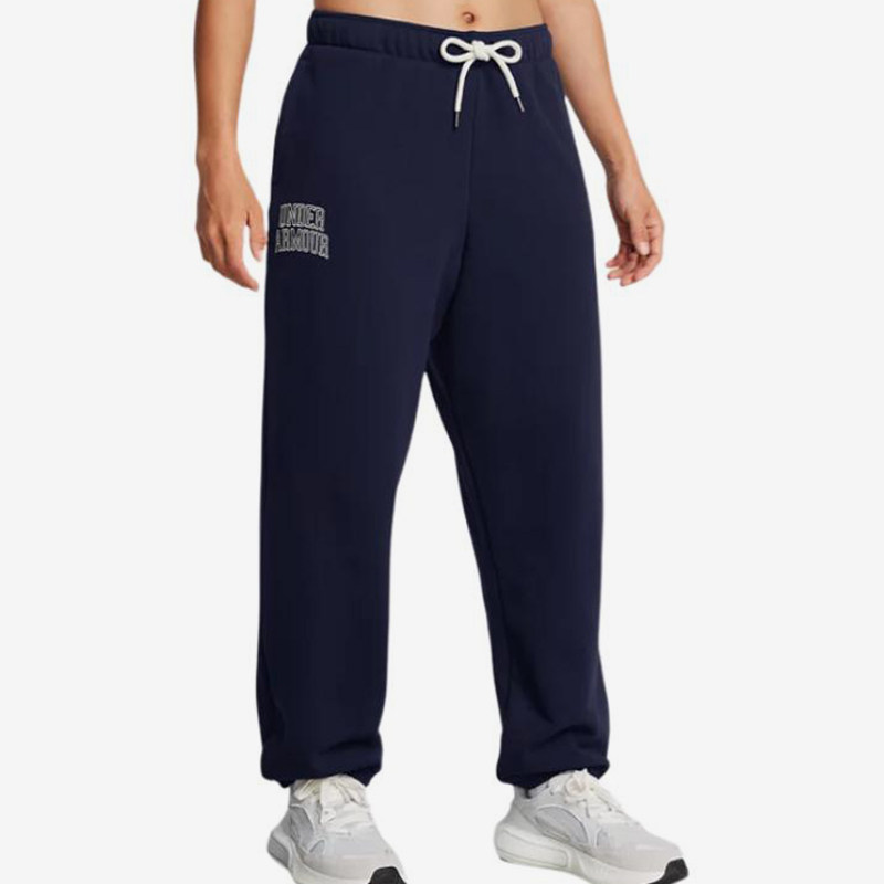 UA/安德玛正品Icon HWT Terry OS Pant女士针织长裤1386496-410