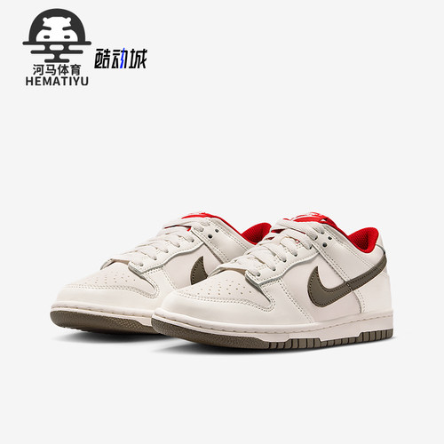Nike/耐克正品Dunk Low GS女子大童系带耐磨低帮运动鞋IQ9793-020