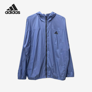 男士 2025夏季 连帽运动透气外套KC6010 阿迪达斯官方正品 Adidas