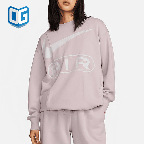 Nike/耐克正品2025新款女士宽松透气经典卫衣套头衫FN1898-019