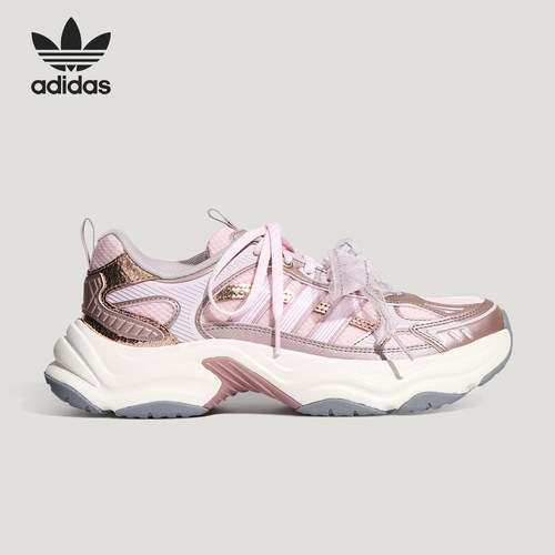 Adidas/阿迪达斯正品女士时尚低帮系带耐磨运动休闲鞋LA6810