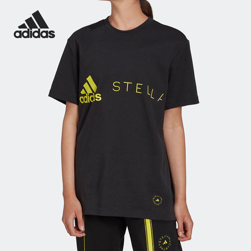 Adidas/阿迪达斯正品smc女子运动休闲时尚透气舒适短袖HI6110
