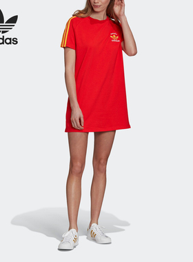 Adidas/阿迪达斯正品三叶草当季新款女士运动连衣裙 GP1912