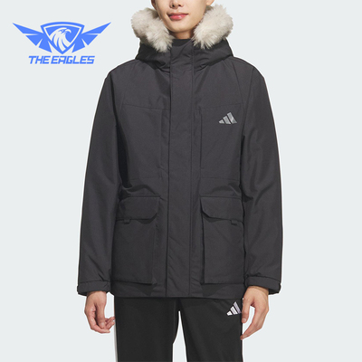 Adidas/阿迪达斯正品V PARKA DOWN男士运动拒水保暖羽绒服KQ5509