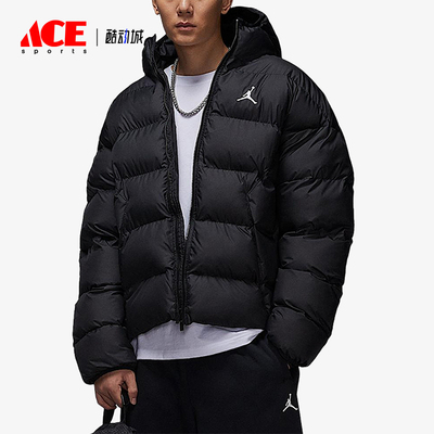 Nike/耐克正品JORDAN男士休闲保暖连帽宽松运动棉服HV0533-010