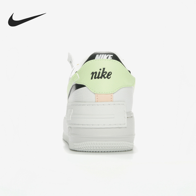 Nike/耐克正品Air Force 1 AF1女士马卡龙厚底板鞋CI0919-107