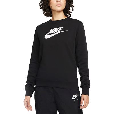 Nike/耐克官方正品2022新款女子针织休闲运动圆领卫衣DQ5833-010