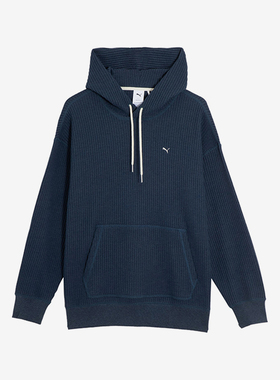 Puma/彪马正品NAVY PACK男女华夫格宽松连帽卫衣623129-16