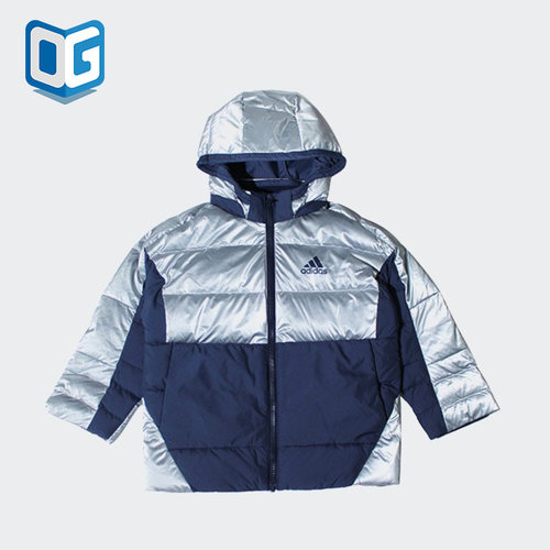 小童运动保暖羽绒服阿迪达斯正品