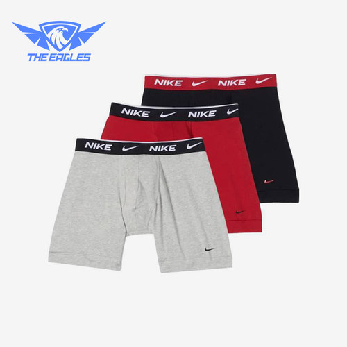 Nike/耐克正品时尚男士字母印花经典松紧腰平角内裤KE1107-012