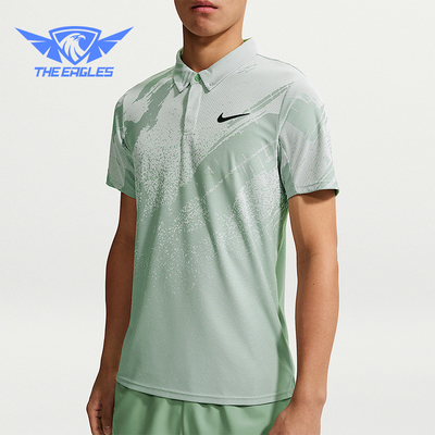 Nike/耐克正品NikeCourt新款男休闲网球经典翻领T恤IB1029-006