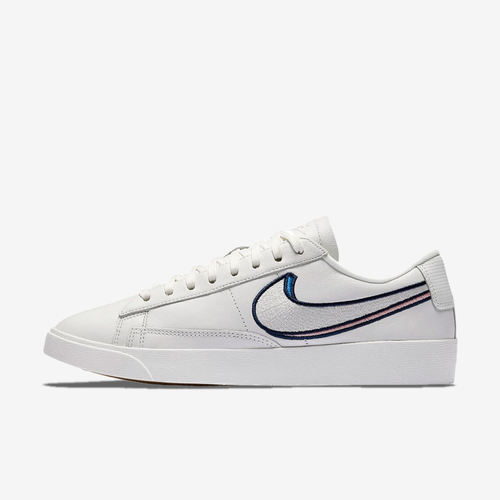 Nike耐克正品Blazer女子防滑轻便低帮系带圆头板鞋AV9371-101